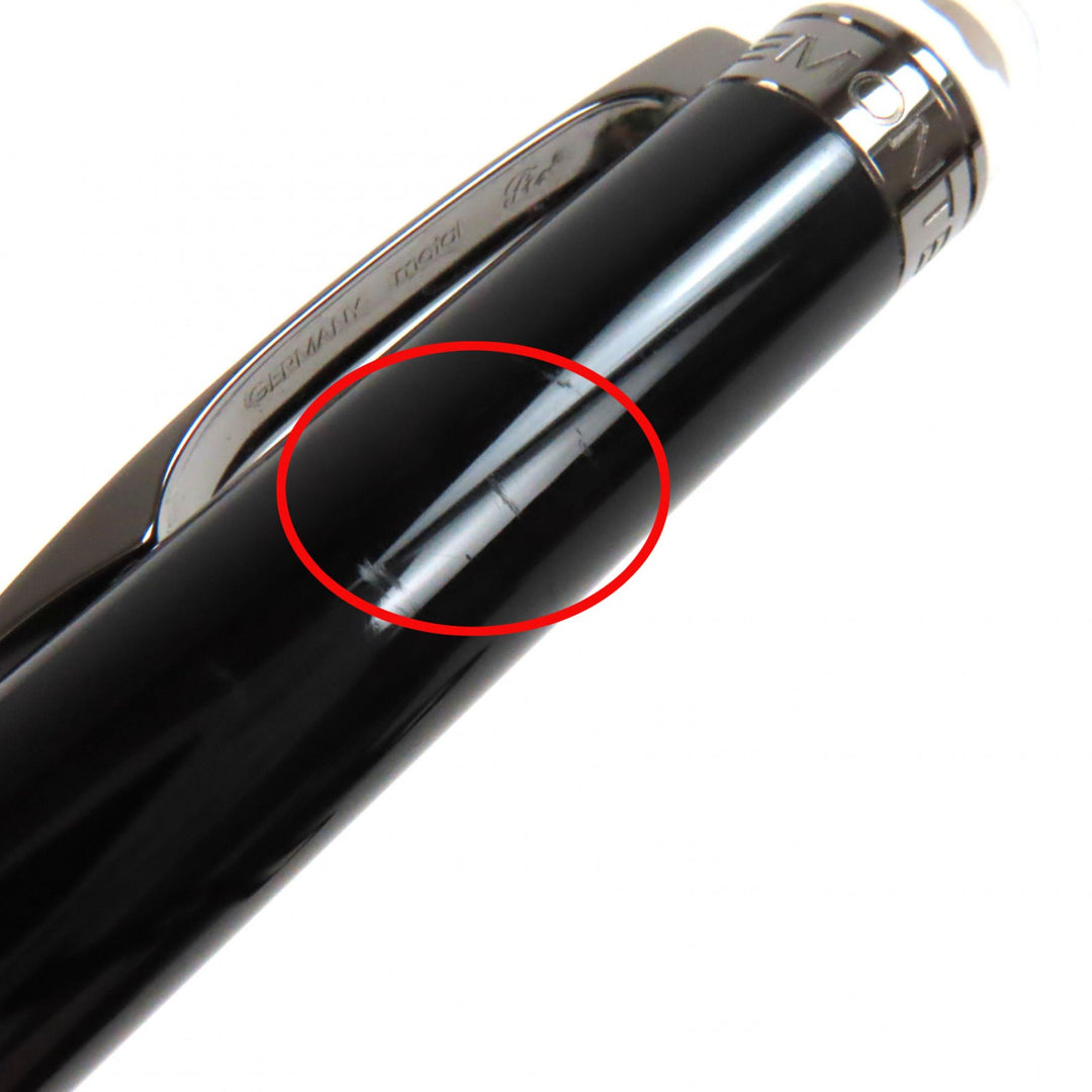 Very Good MONTBLANC Ballpoint pen Starwalker Black gun metallic mens