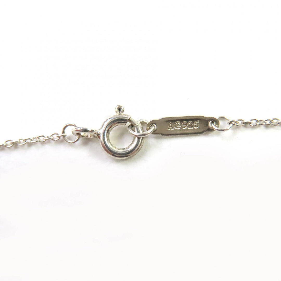 素晴らしい TIFFANY&amp;Co. ネックレス ダブルハートタグペンダント シルバー ピンクゴールド AG925 レディース