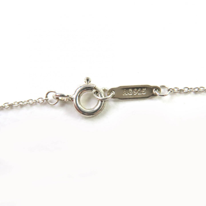 素晴らしい TIFFANY&amp;Co. ネックレス ダブルハートタグペンダント シルバー ピンクゴールド AG925 レディース