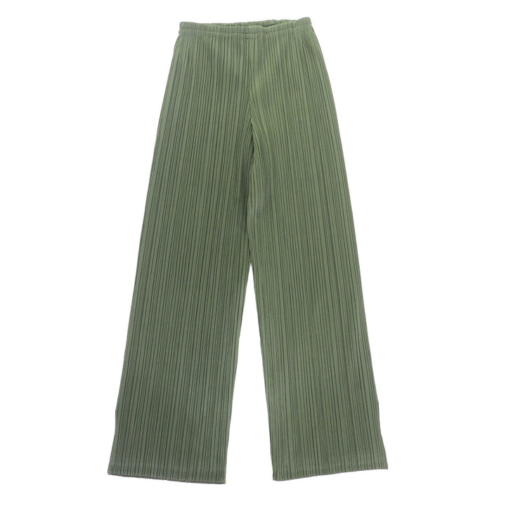 Excellent PLEATS PLEASE Pants Side slits Pleated polyester Women 2 PP64-JF424