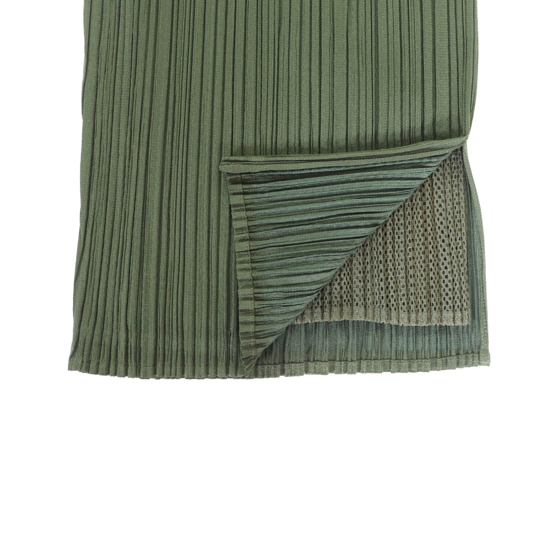 Excellent PLEATS PLEASE Pants Side slits Pleated polyester Women 2 PP64-JF424
