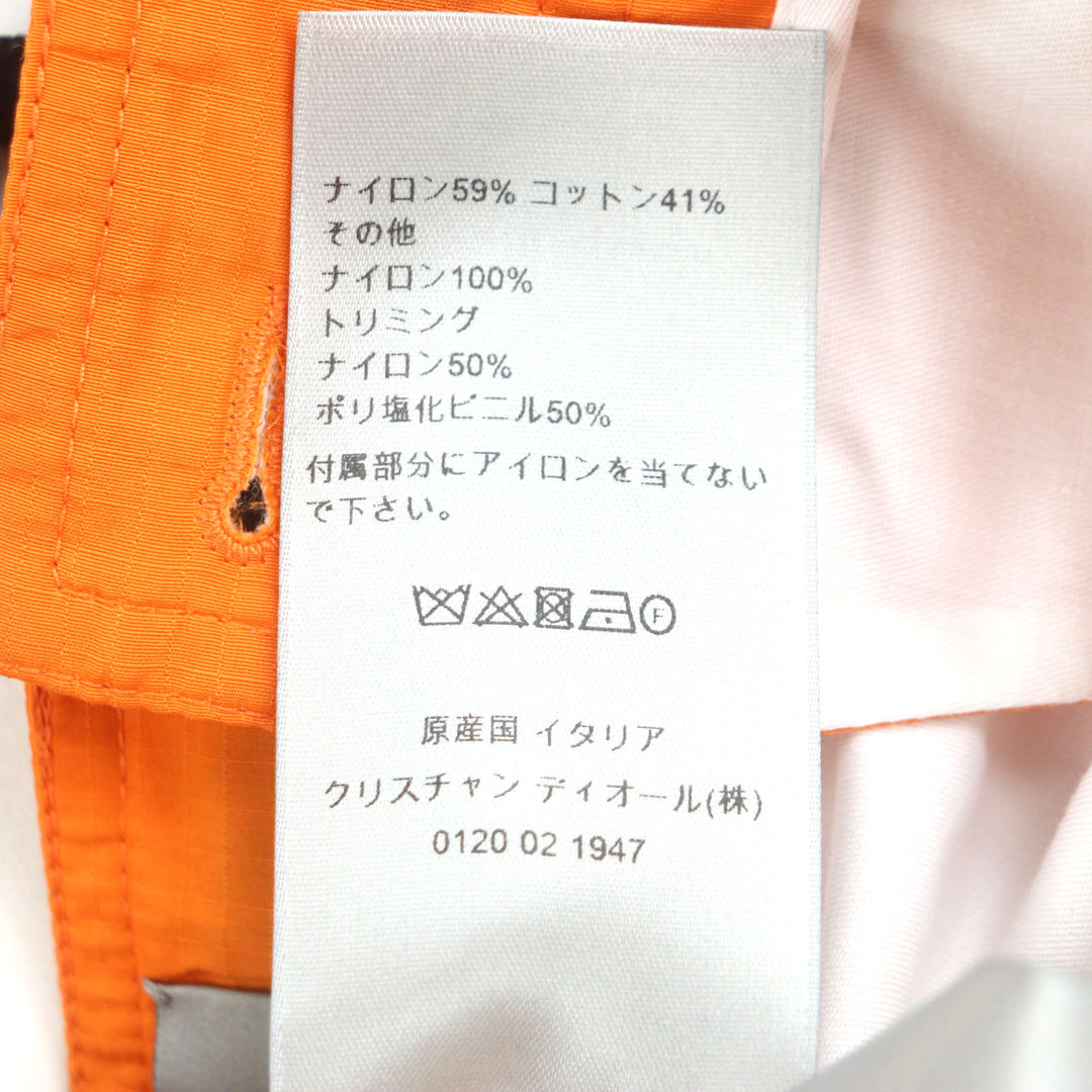 DIOR ショートパンツ オレンジ ナイロン メンズ 48 293C179A4717 美品