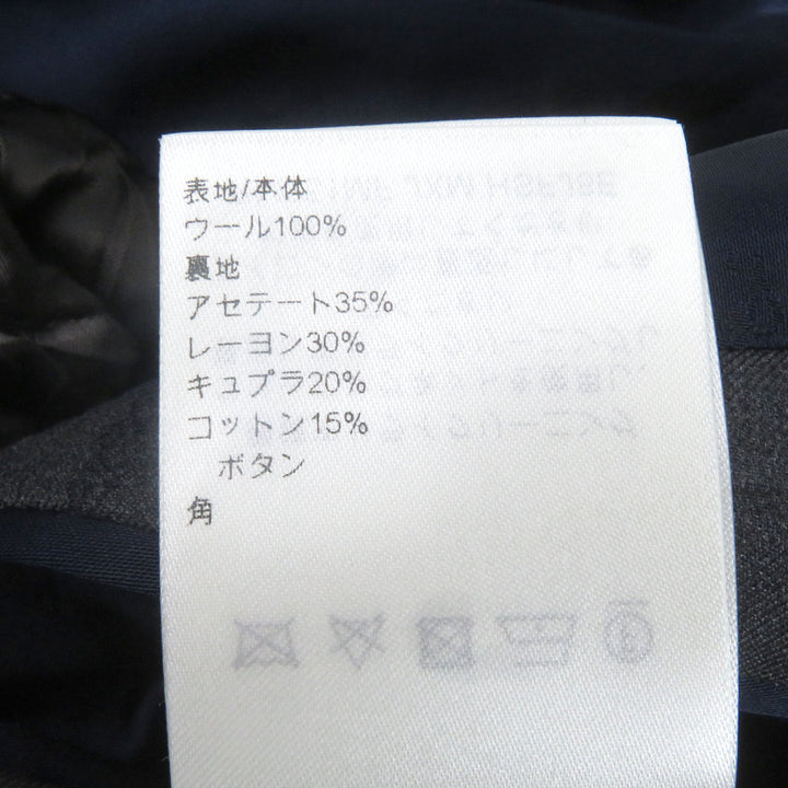 LOUIS VUITTON suit PONT NEUF FIT LV logo peak lapel single gray