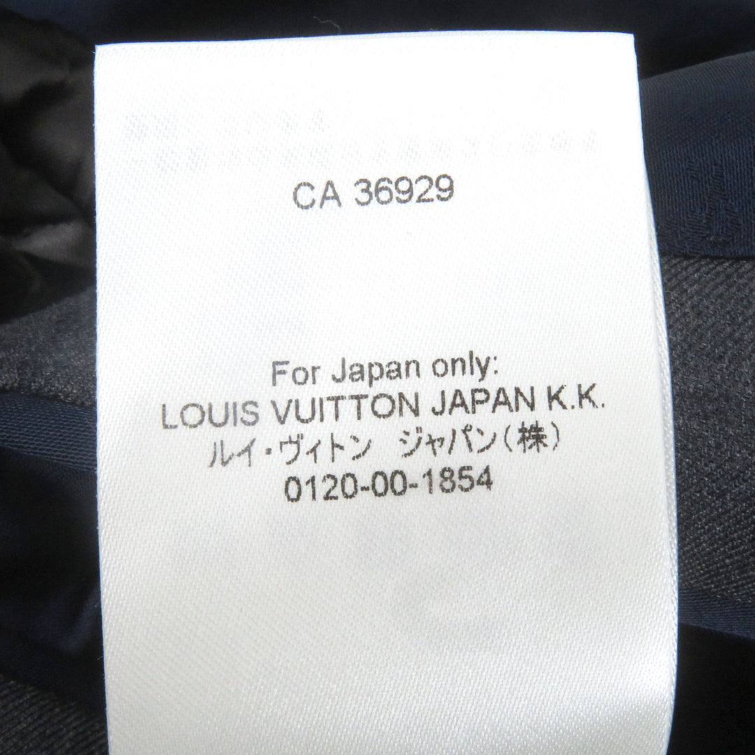 LOUIS VUITTON suit PONT NEUF FIT LV logo peak lapel single gray