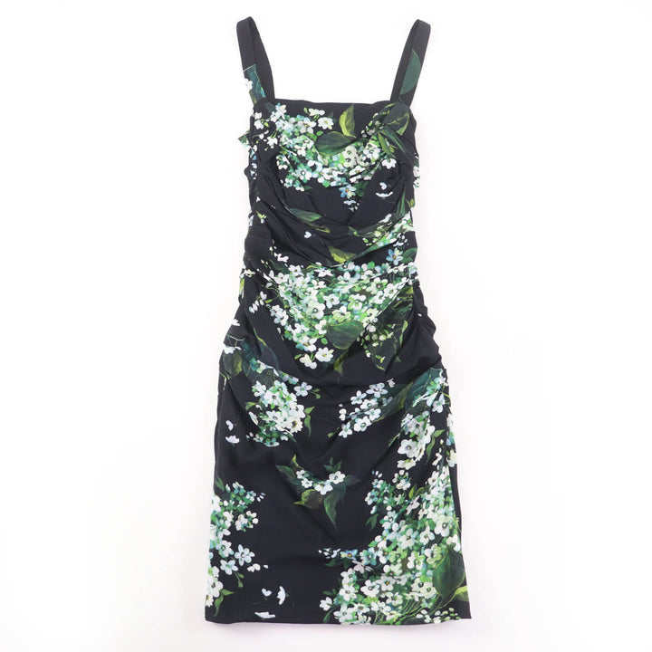 素晴らしい DOLCE&amp;GABBANA ワンピース 花柄 ノースリーブ マルチカラー 38 F6EN2T