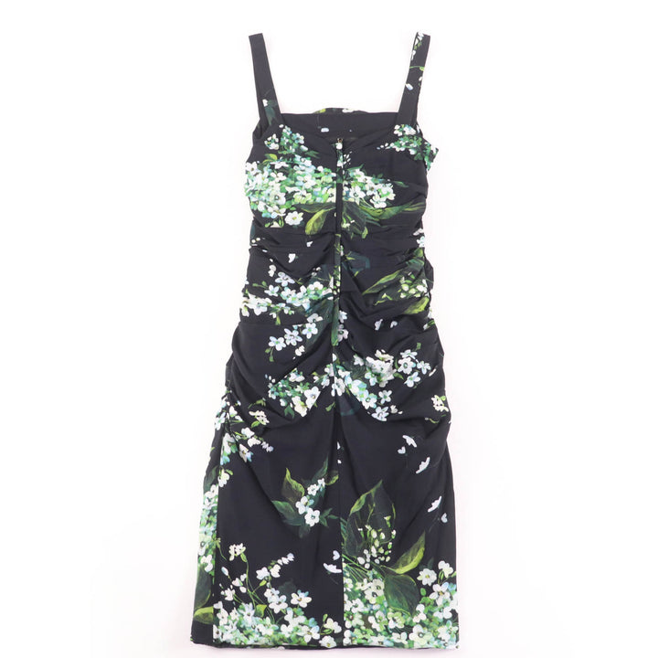 素晴らしい DOLCE&amp;GABBANA ワンピース 花柄 ノースリーブ マルチカラー 38 F6EN2T