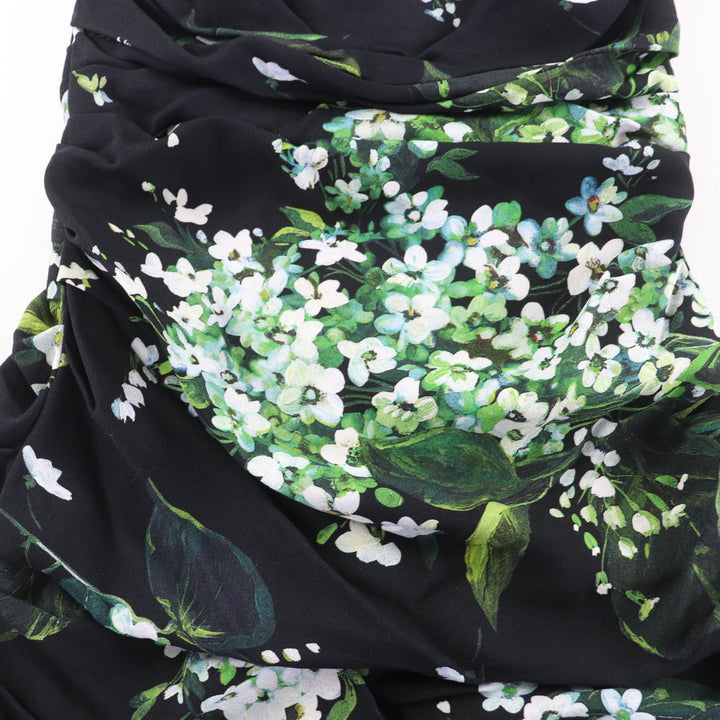 素晴らしい DOLCE&amp;GABBANA ワンピース 花柄 ノースリーブ マルチカラー 38 F6EN2T
