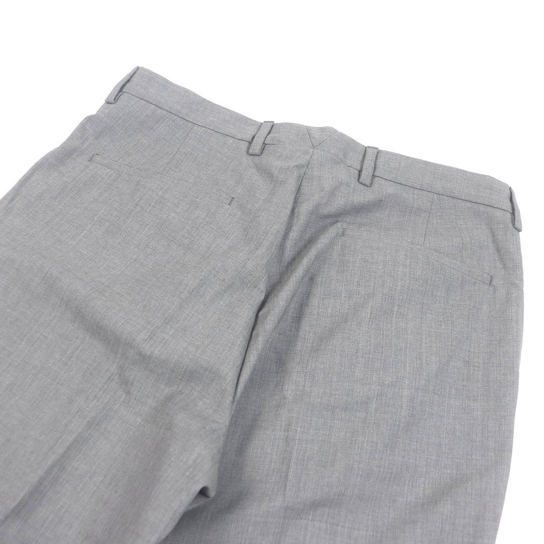 Excellent PRADA Pants gray Virgin wool mens 48 DNA955