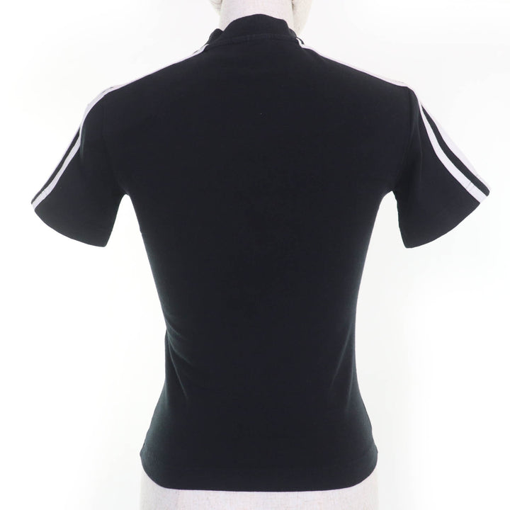 Pristine BALENCIAGA×adidas Short sleeve T-shirt black cotton Women XS 723782