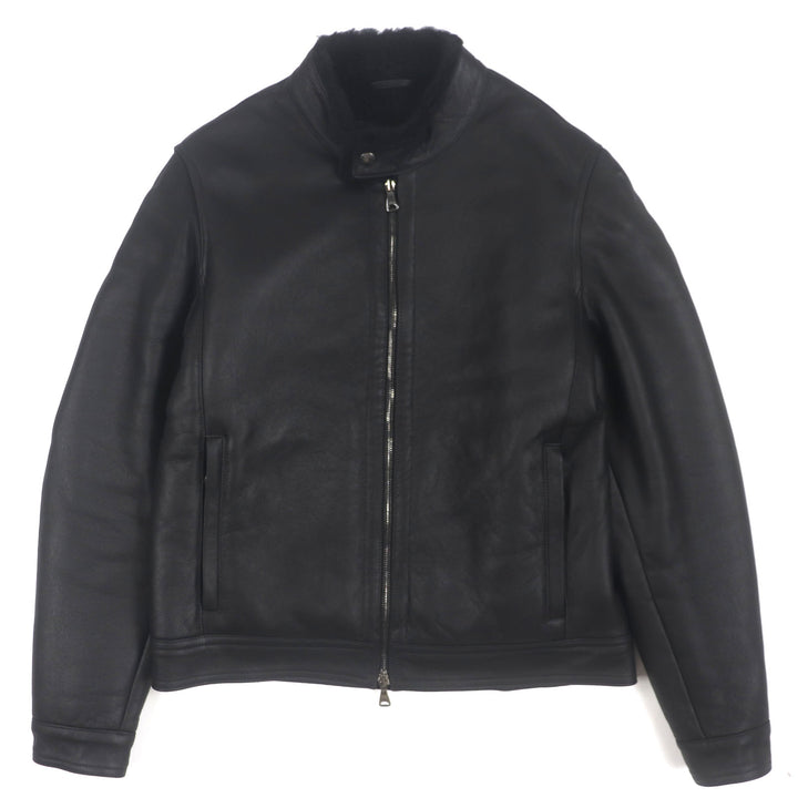 EMMETI Mouton jacket JURI MOUTON SP MOUTON double zip up black Mouton mens 46