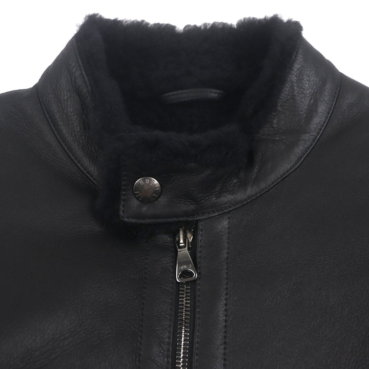 EMMETI Mouton jacket JURI MOUTON SP MOUTON double zip up black Mouton mens 46