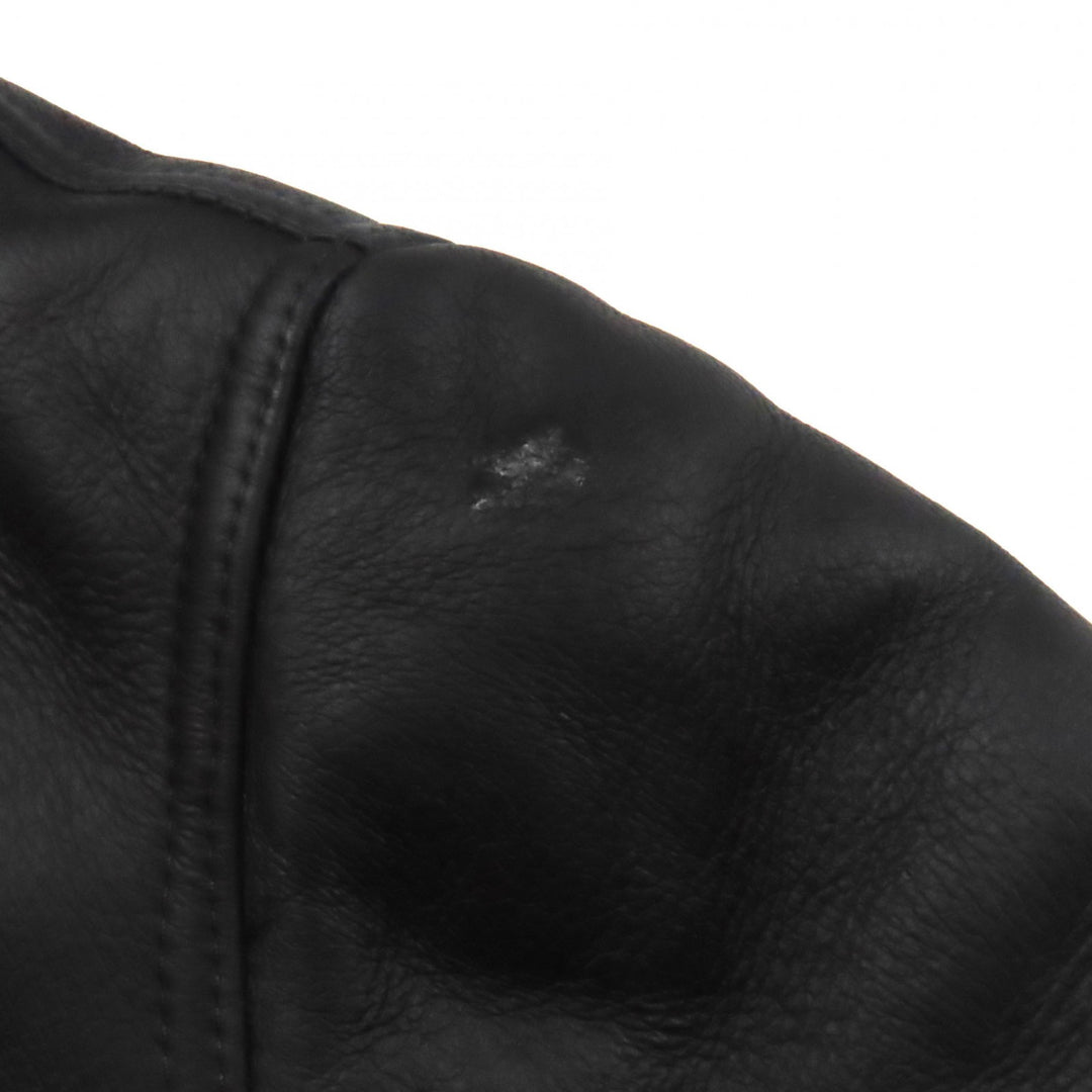 EMMETI Mouton jacket JURI MOUTON SP MOUTON double zip up black Mouton mens 46