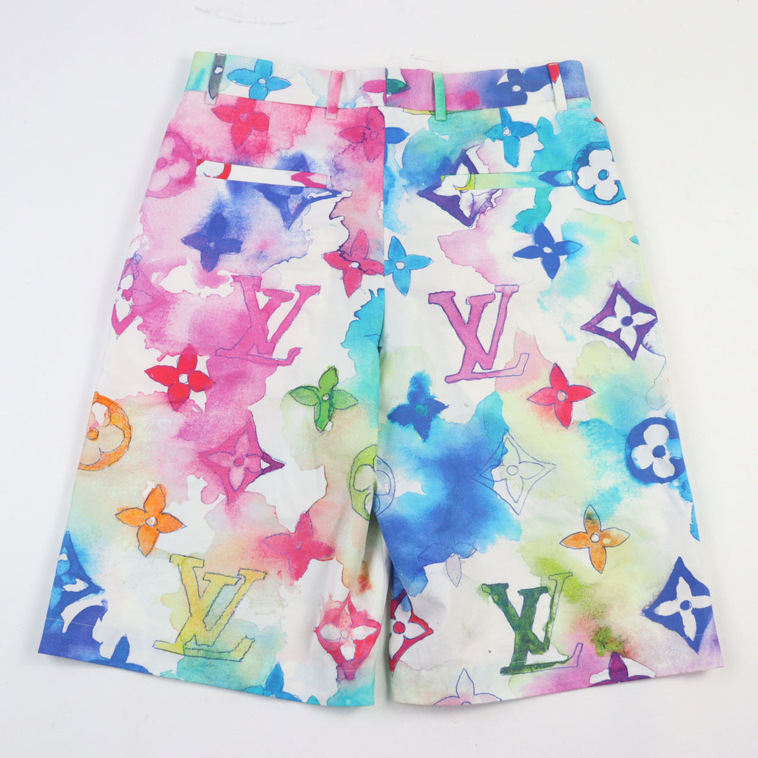 Excellent LOUIS VUITTON Shorts Monogram shorts multicolor cotton men 38 HLP01W
