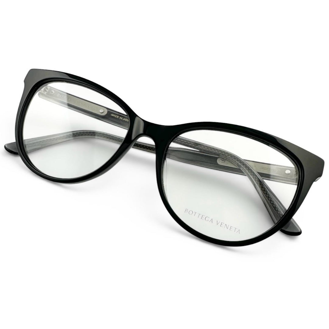 Pristine BOTTEGAVENETA Glasses BV0025O INTRECCIATO motif black Women