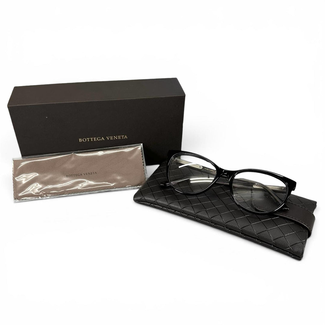 Pristine BOTTEGAVENETA Glasses BV0025O INTRECCIATO motif black Women