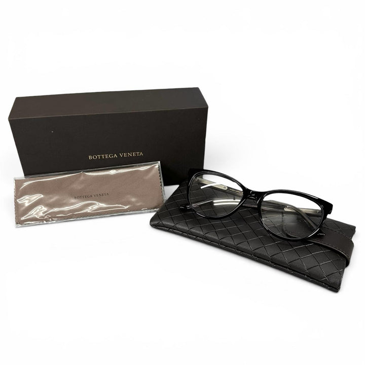 Pristine BOTTEGAVENETA Glasses BV0025O INTRECCIATO motif black Women