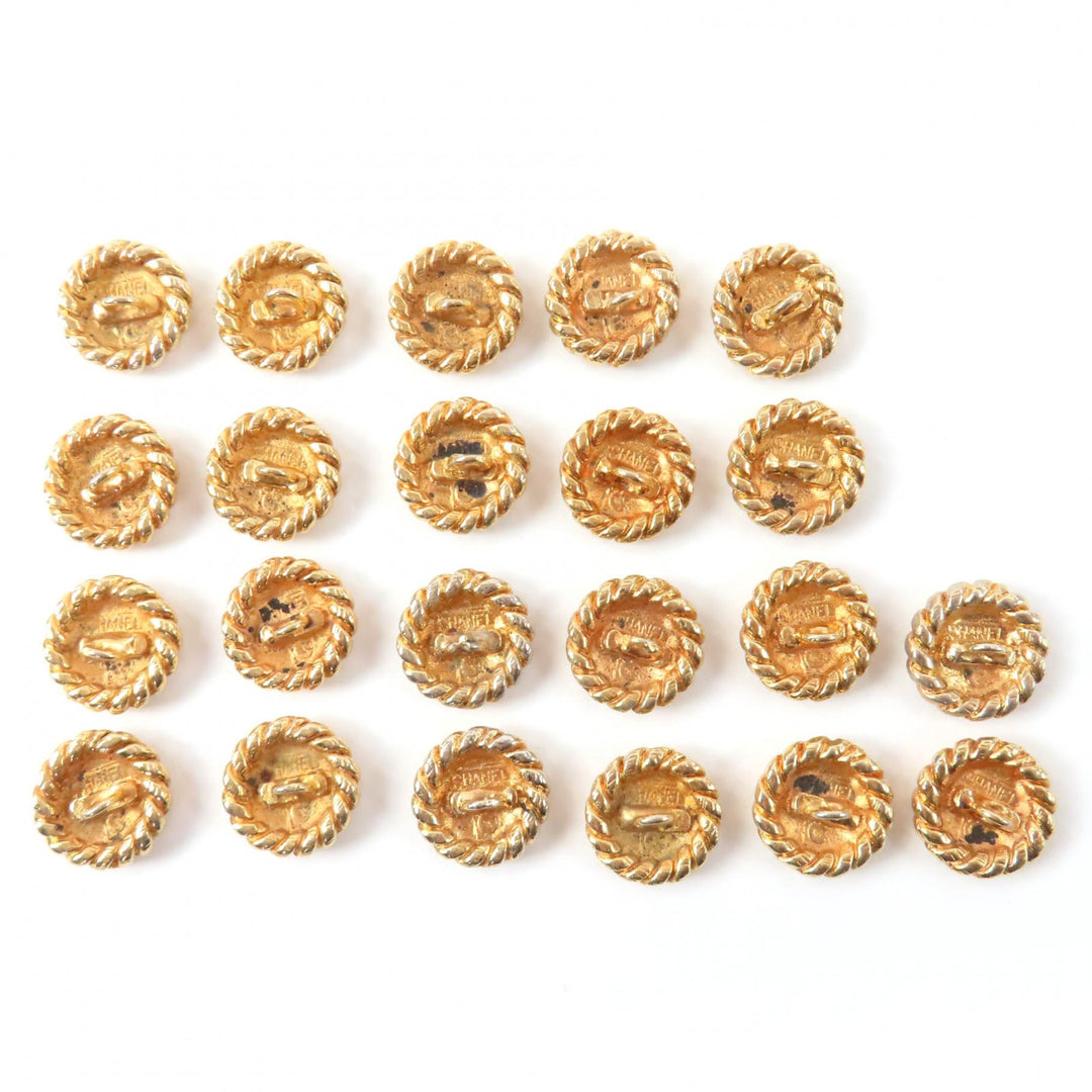 Great CHANEL Other COCO Mark COCO Button Gold Button 22-Piece Button Set gold