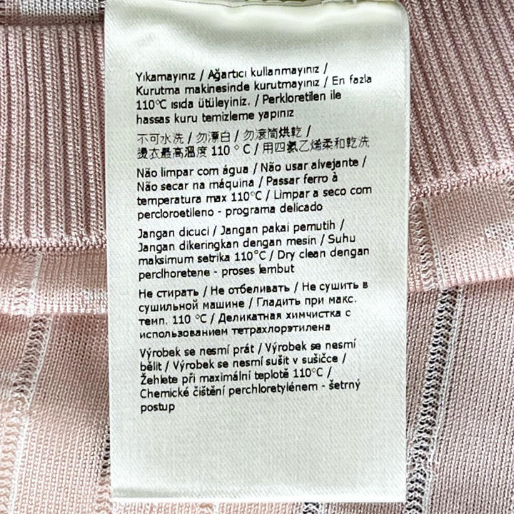 新品 FENDI スカート 膝丈 タイトニット ベビーピンク レーヨン レディース 40 FZQ689