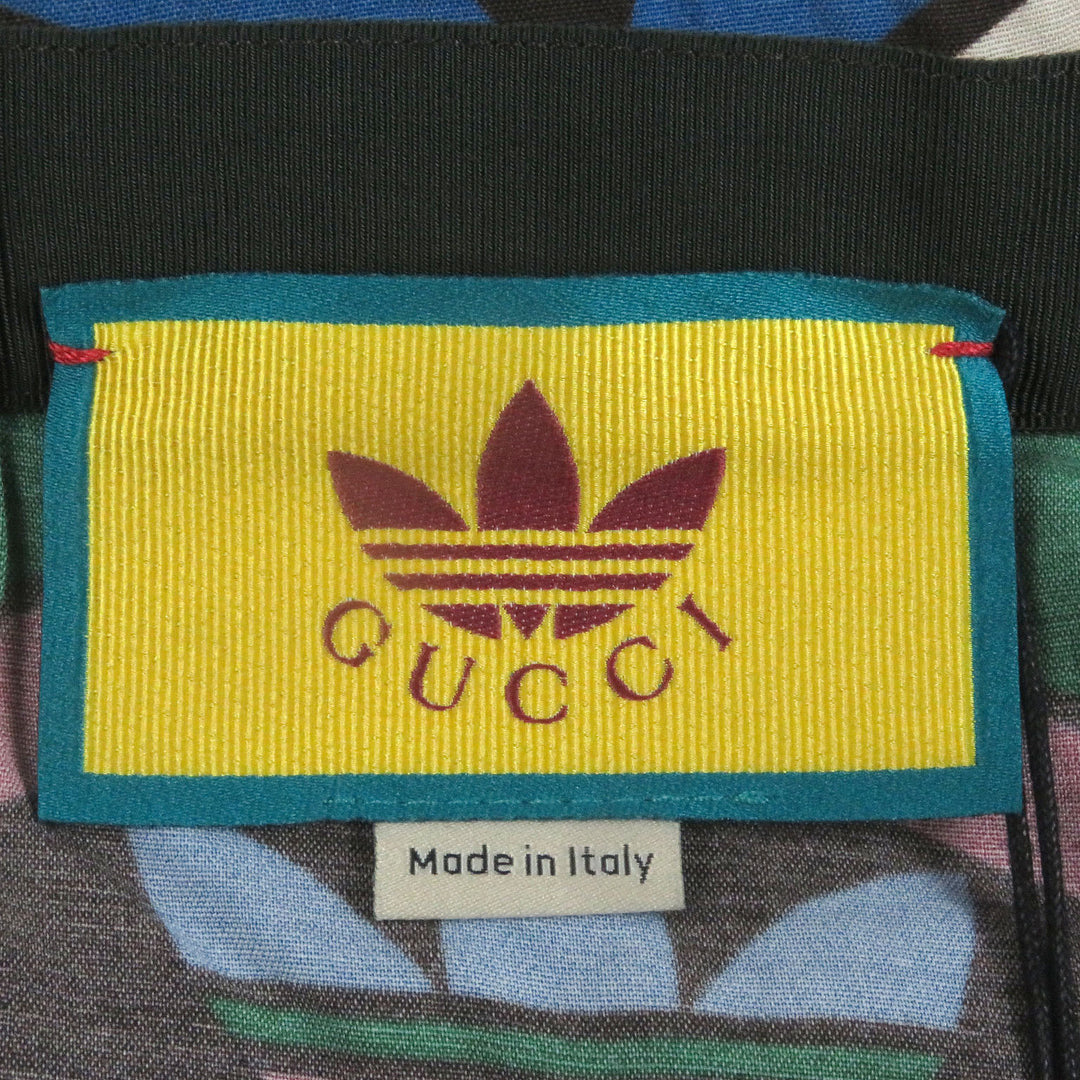 Pristine GUCCI×adidas Shorts Trefoil GG logo multicolor Rayon mens 50 702439