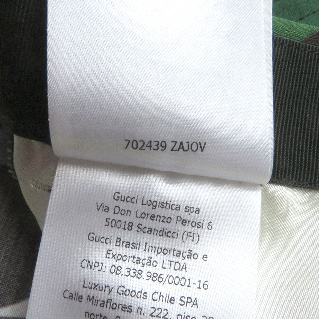 Pristine GUCCI×adidas Shorts Trefoil GG logo multicolor Rayon mens 50 702439