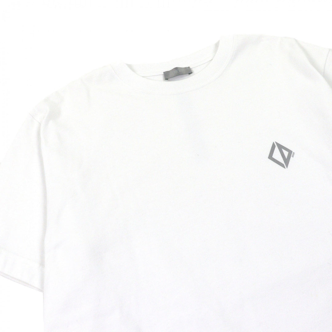 Excellent DIOR Short sleeve T-shirt CD Diamond Logo Print Short Sleeve