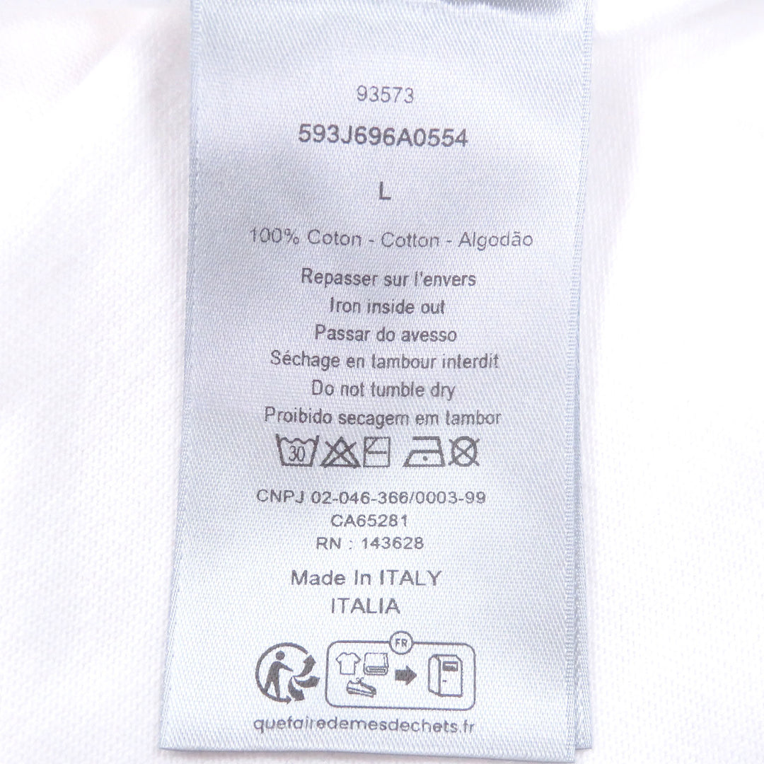 Excellent DIOR Short sleeve T-shirt CD Diamond Logo Print Short Sleeve