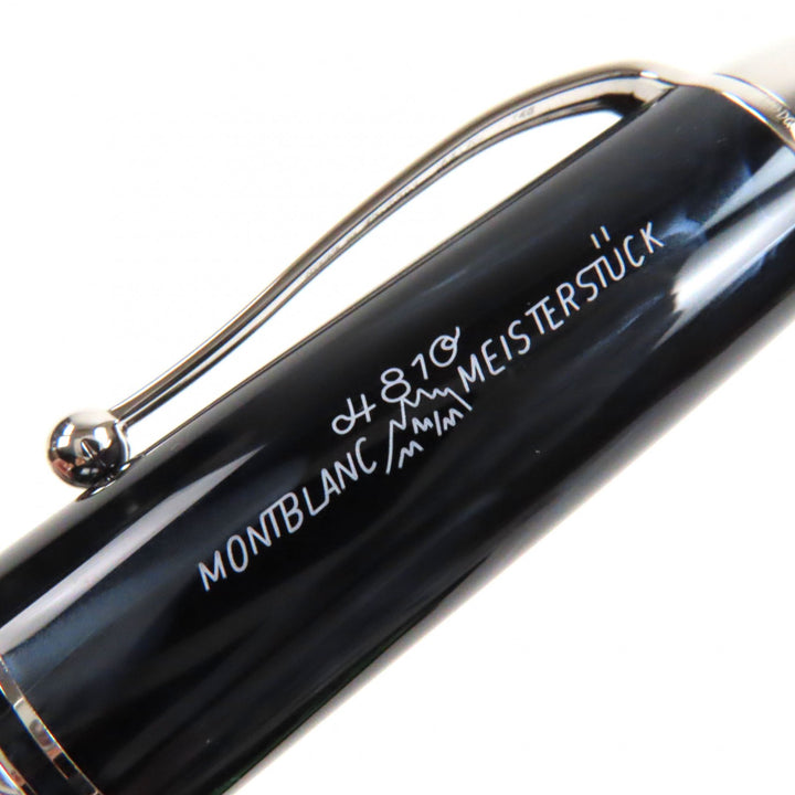 モンブラン 万年筆 マイスターシュテュック 149 オリジン コレクション ブラック シルバー 18K メンズ