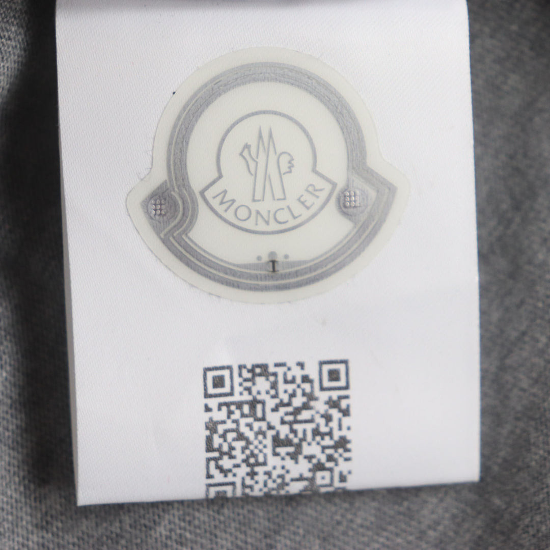 素晴らしい MONCLER 半袖Tシャツ グレー コットン メンズ S