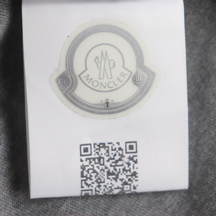 素晴らしい MONCLER 半袖Tシャツ グレー コットン メンズ S