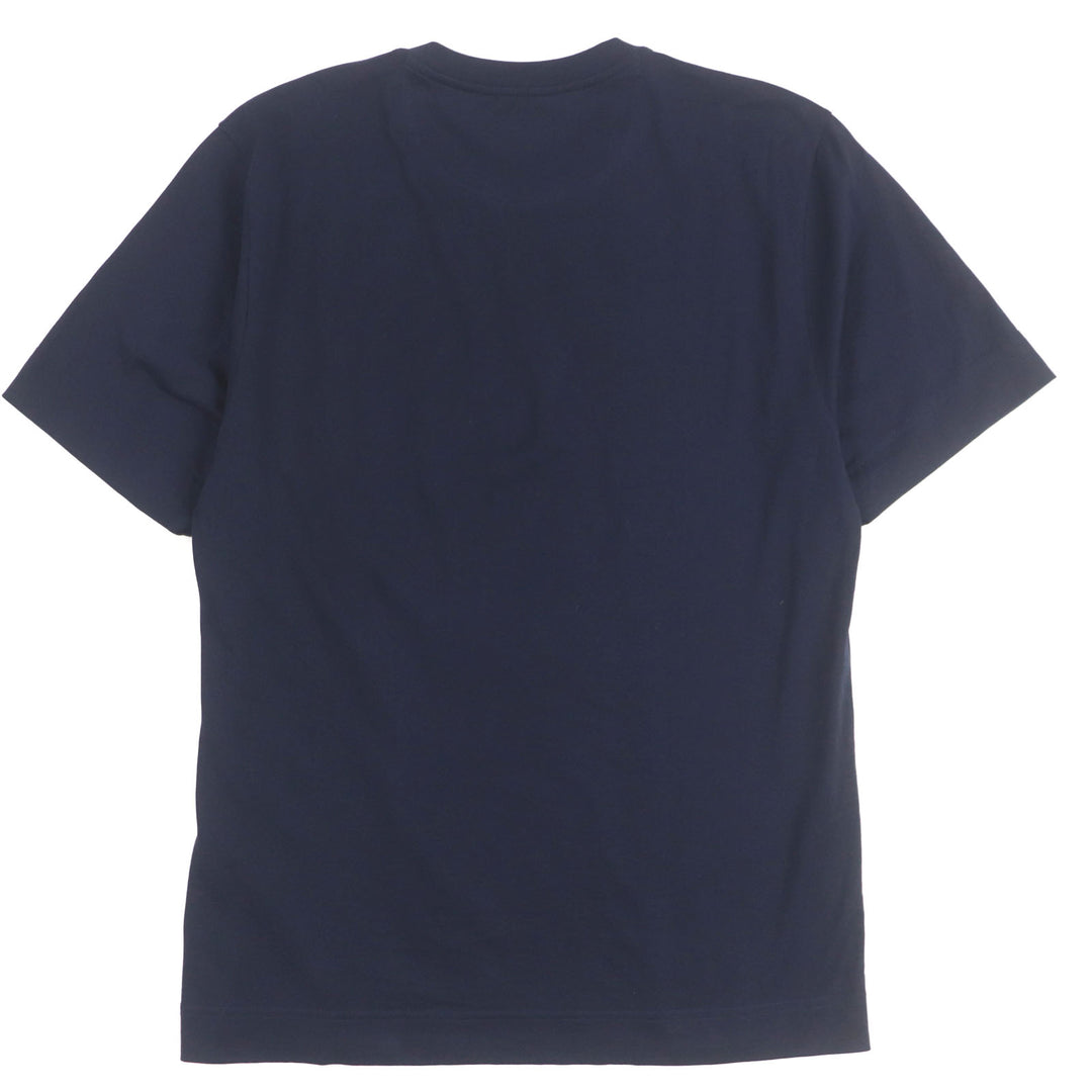 Excellent FENDI Short sleeve T-shirt Navy cotton mens S FY0936