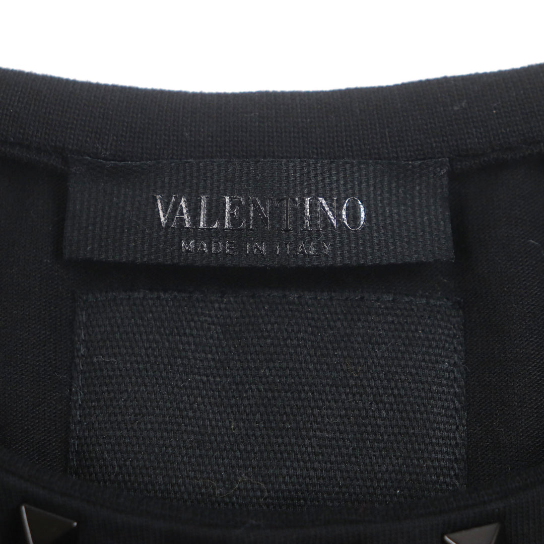 VALENTINO 半袖Tシャツ ブラック コットン メンズ S 2V3MG08X595 美品