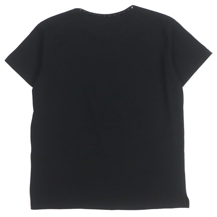 VALENTINO 半袖Tシャツ ブラック コットン メンズ S 2V3MG08X595 美品