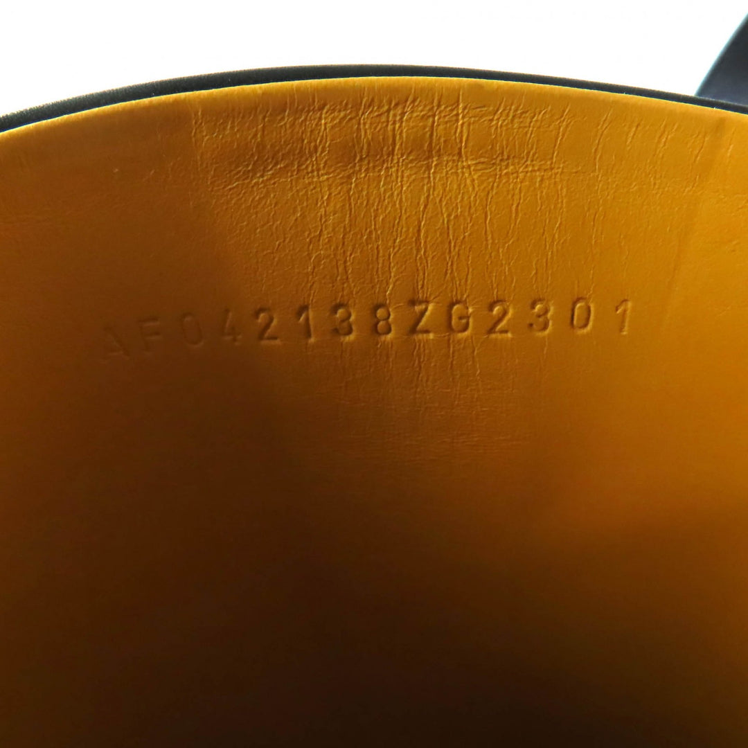 新品 HERMES ニーハイブーツ ジャンピングブーツ ブラックレザー レディース 37