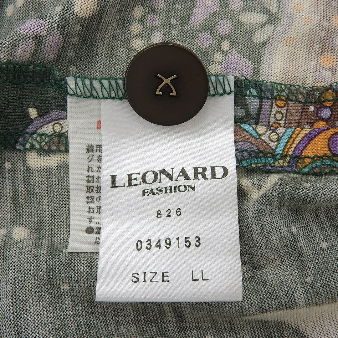 Great LEONARD FASHION cardigan Floral Paisley Pattern Long Sleeve Women 349153