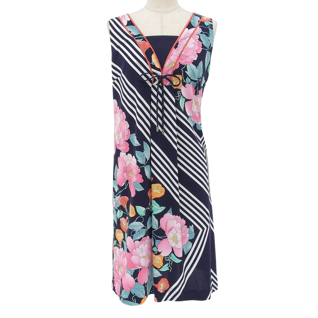 Excellent LEONARD FASHION one piece Floral sleeveless Multi Women 38 330802