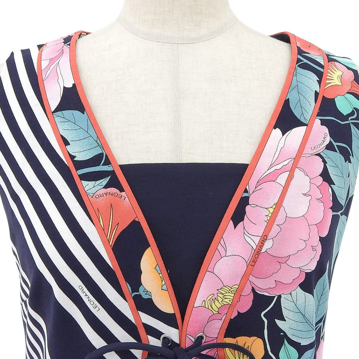 Excellent LEONARD FASHION one piece Floral sleeveless Multi Women 38 330802