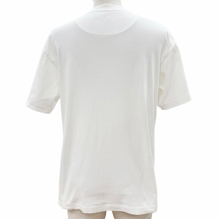 Great HERMES Short sleeve T-shirt white cotton Women 34