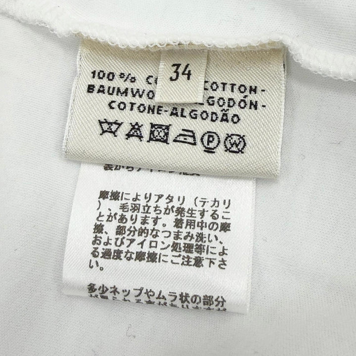 Great HERMES Short sleeve T-shirt white cotton Women 34