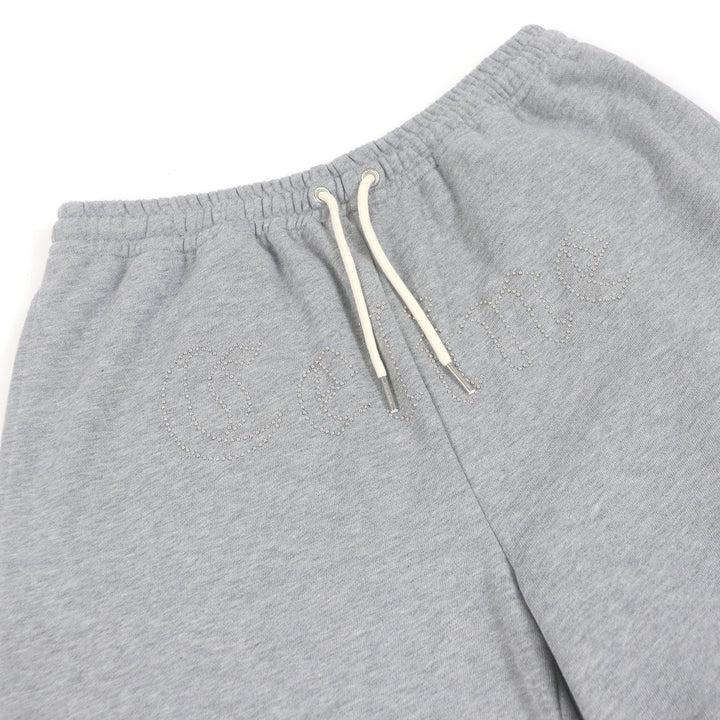 Excellent CELINE Pants Logo Stud Sweat Shorts gray cotton mens S 2Z149670Q
