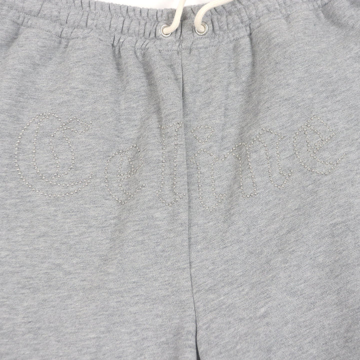 Excellent CELINE Pants Logo Stud Sweat Shorts gray cotton mens S 2Z149670Q