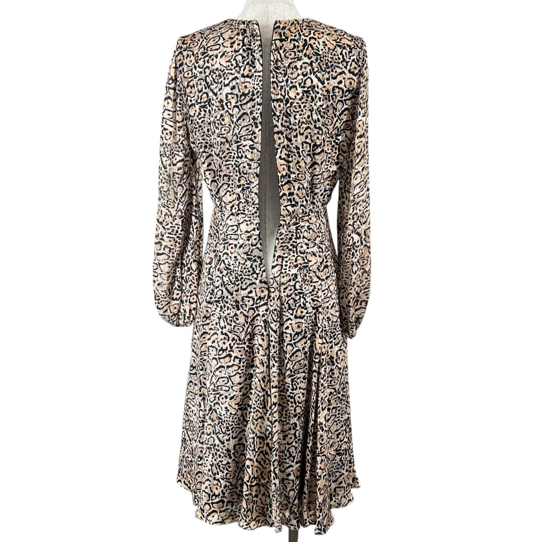 WEEKEND MaxMara one piece Leopard print belted multicolor Rayon Women 36