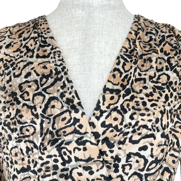 WEEKEND MaxMara one piece Leopard print belted multicolor Rayon Women 36
