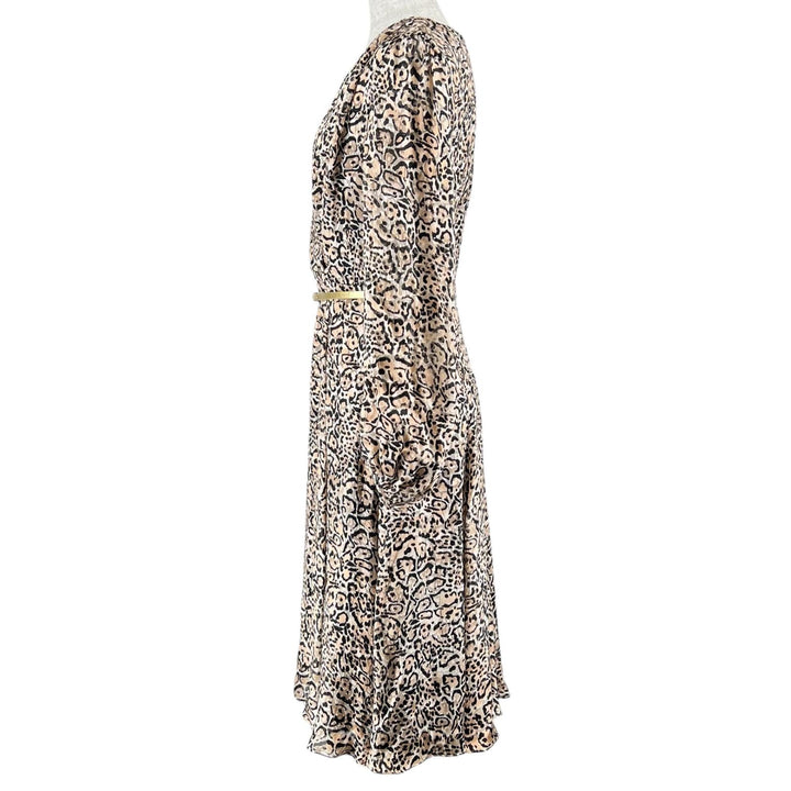 WEEKEND MaxMara one piece Leopard print belted multicolor Rayon Women 36