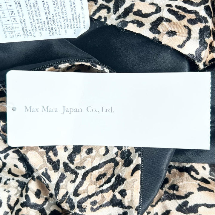 WEEKEND MaxMara one piece Leopard print belted multicolor Rayon Women 36