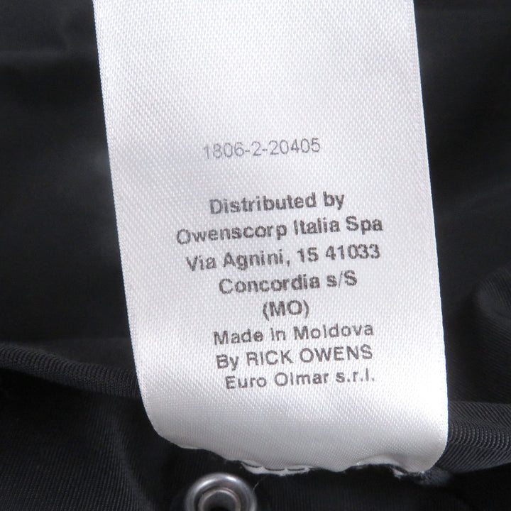 素晴らしいRICK OWENS DRKSHDW ブルゾン JUMBO FLIGHT ボンバージャケット ブラック