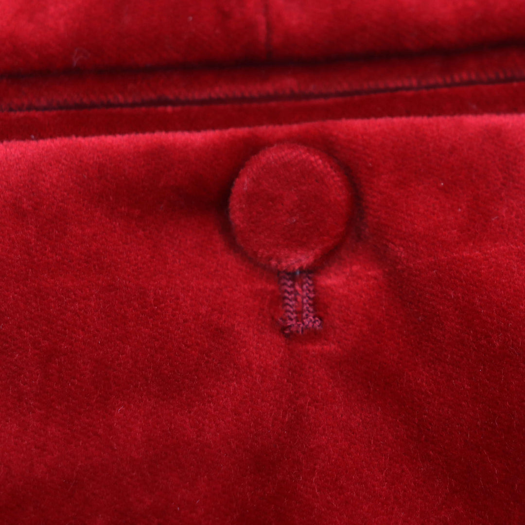 Pristine GUCCI Shorts leather velour shorts Red cotton mens 44 675281
