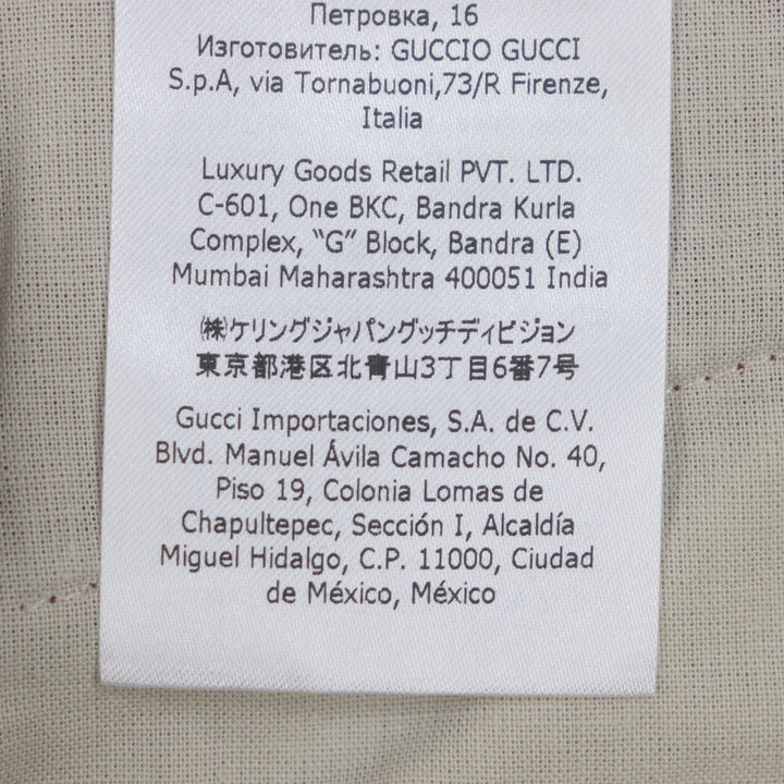 Pristine GUCCI Shorts leather velour shorts Red cotton mens 44 675281