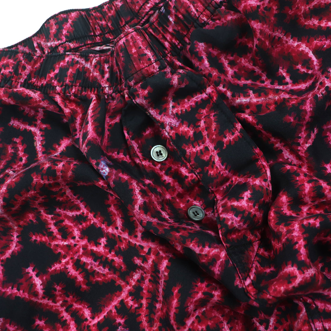 Very Good DIOR Shorts Pink black silk mens S 483C102B6077