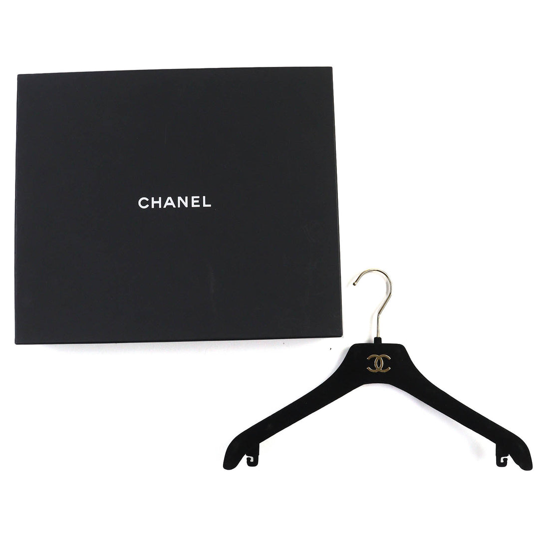 CHANEL ワンピース ラインストーン ココマーク パーツ リボンプリント 34 P76998