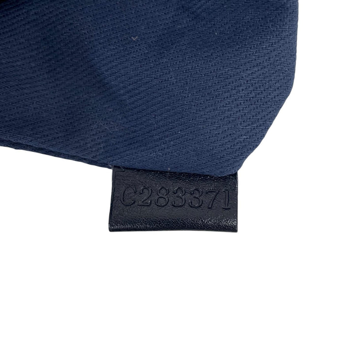 Great HIROFU Shoulder Bag duo 2WAY Dark navy Cowhide Women